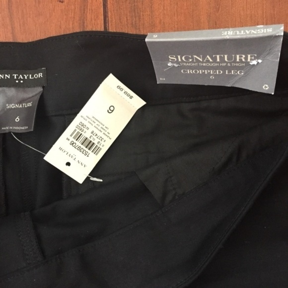 NWT Ann Taylor Signature Cropped Leg Pants 6 - Picture 5 of 7